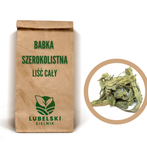 Babka szerokolistna liść LUBELSKI ZIELNIK 1kg zioła na układ oddechowy